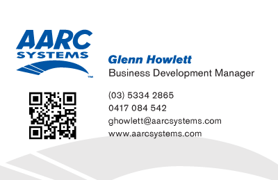 Business Card - Glenn Howlett (Business Development Manager)