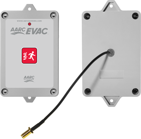 Evacuation Wall Mount Remote Transmitter with External Antenna Interface